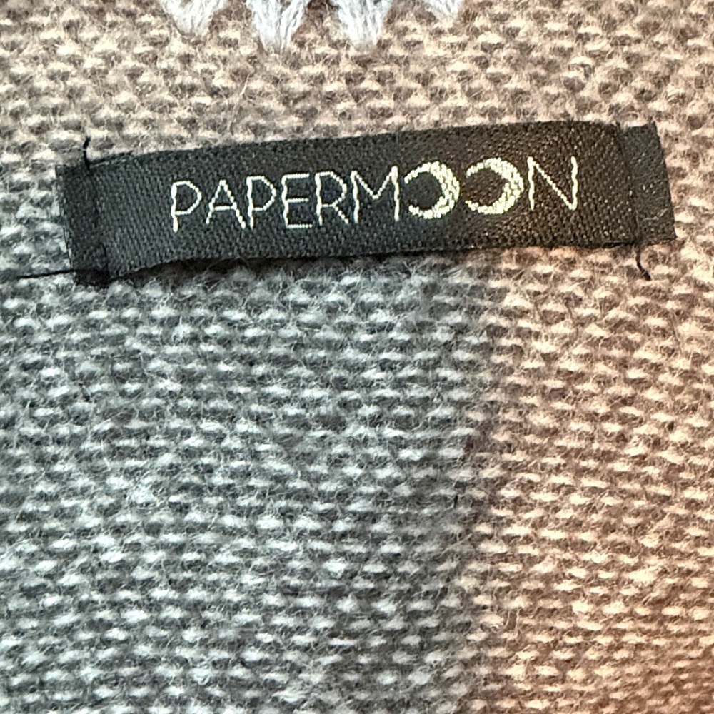 Geometric Patterned Poncho - image 3